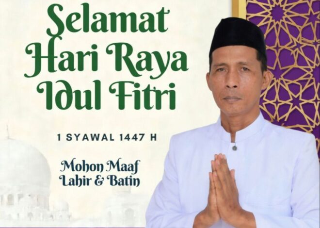 Selamat Idul Fitri 1447 H: Pemdes Mekar Baru Ucapkan Mohon Maaf Lahir Batin