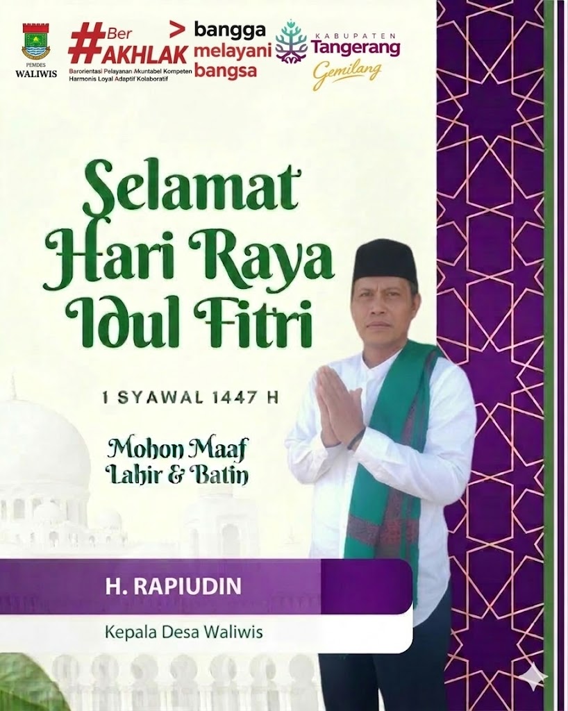 Sambut Idul Fitri 1447 H, Kades Waliwis Ajak Warga Jaga Harmoni di Tengah Perbedaan Penetapan 1 Syawal