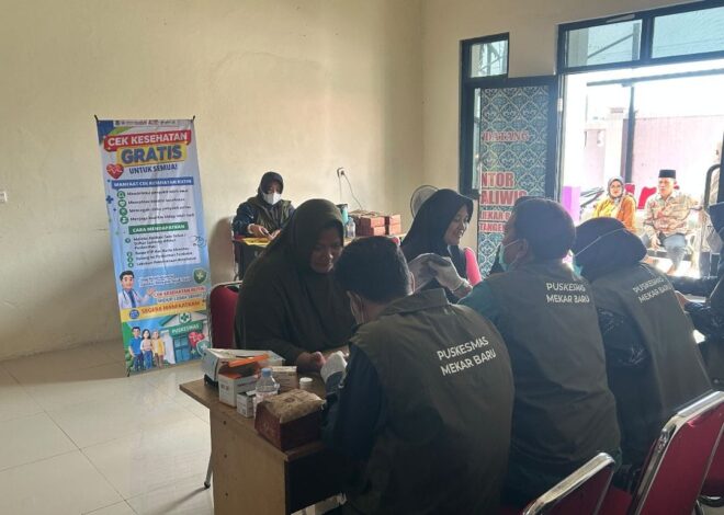 Pemerintah Desa Waliwis Gelar Pemeriksaan Kesehatan Gratis dan Tracing TB Terintegrasi