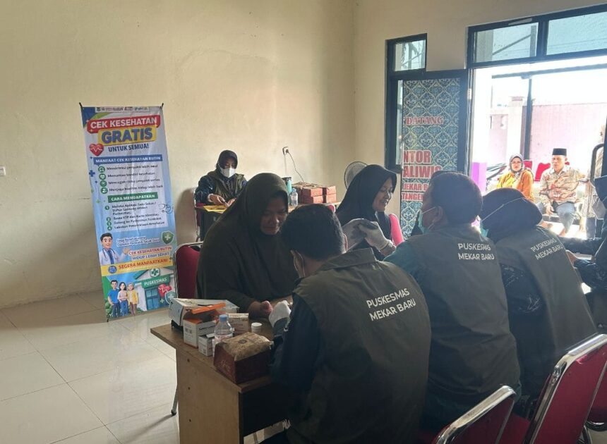 Pemerintah Desa Waliwis Gelar Pemeriksaan Kesehatan Gratis dan Tracing TB Terintegrasi